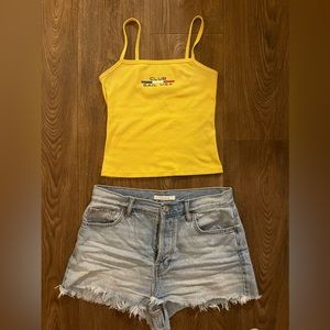 Forever 21 Yellow Cami Top